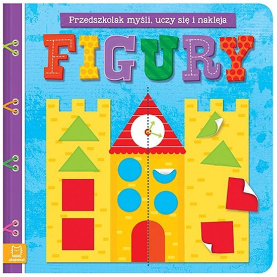 Aksjomat Figury Przedszkolak myśli uczy się nakleja KS0226