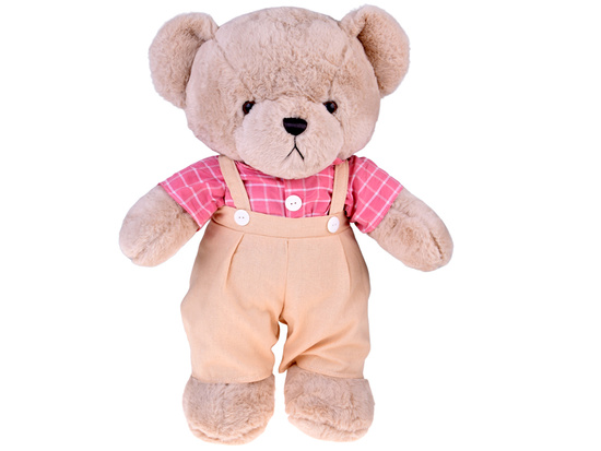 Teddy bear - beige Filip 58cm in pink VINTAGE shirt ZA5923 A
