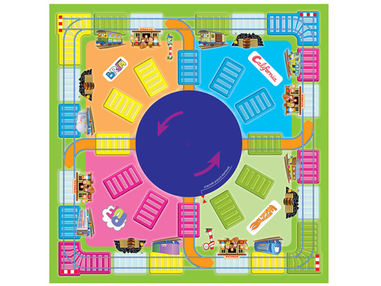 Multigra Rodzinna gra planszowa - Zakręcona kolejka GR0567