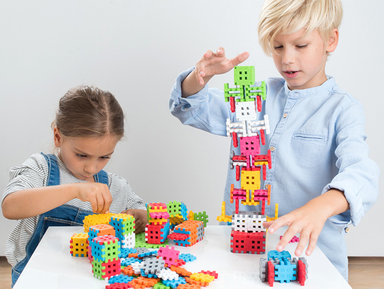 Colorful Waffle Blocks mini 300-pieces ZA4892