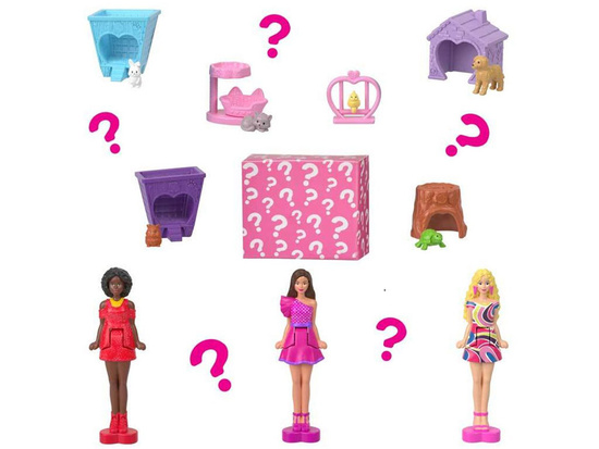 Mattel Mini BarbieLand Dollhouse + Doll and Pet + Accessories ZA6039 A