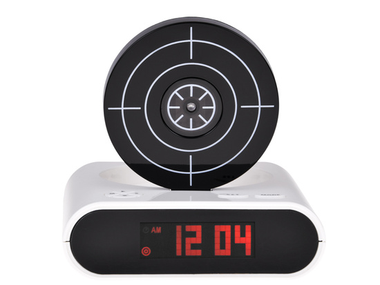 Alarm clock with a gun with a shield game ZA2486