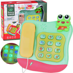 Colorful button phone plays melodies and lights ZA4625