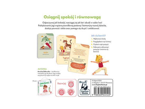 Kapitan Nauka Joga dla dzieci. Trening ciała i umysłu - 50 zabaw GR0735