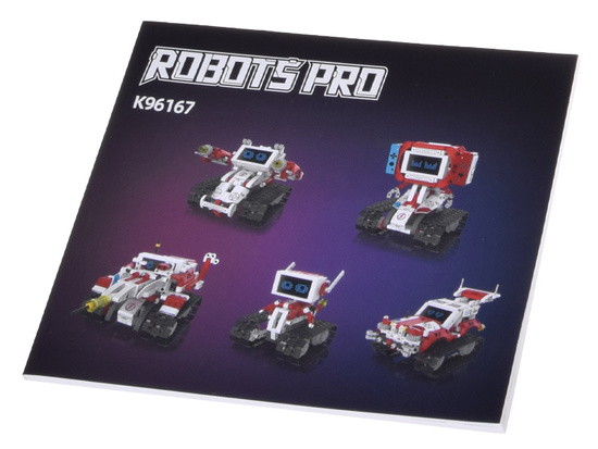 Technical Building Blocks Robots Pro 5-in-1 Set with Remote Control and LED Screen RC0741
