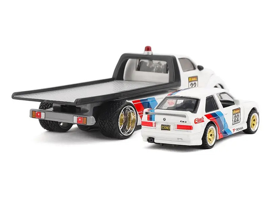 Licensed metal cars 1:64 Maisto Flatbed and BMW M3 1988 ZA5958