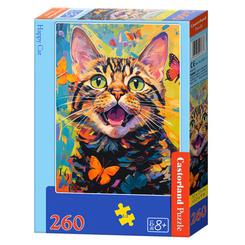 Puzzle 260-piece Happy Cat B-27637-1