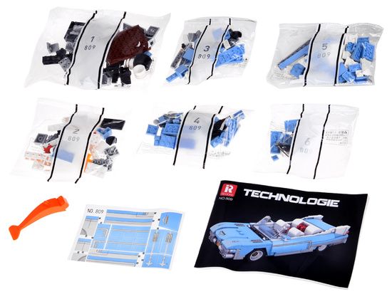 Technical blocks BLUE CONVERTIBLE classic American 308-piece ZA5791
