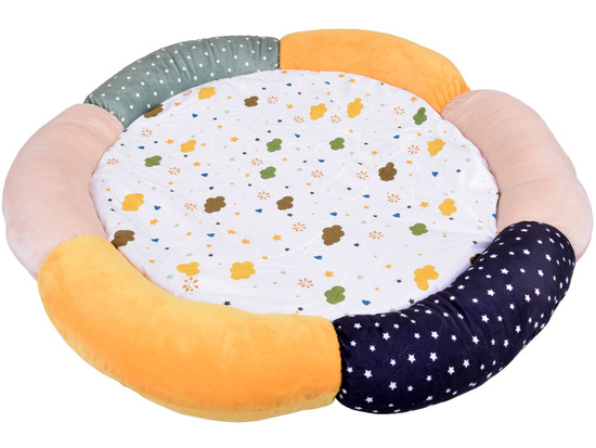 Soft educational mat with a CLOUD arch in muted colors ZA5590