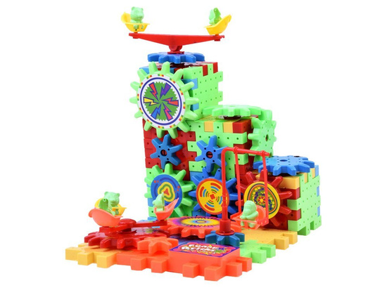 Spatial construction blocks WAFFLES 81 pieces for small children ZA2951