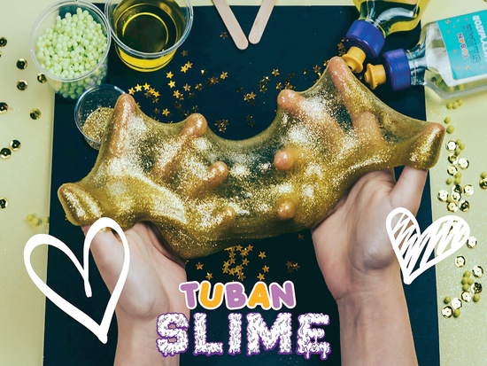 TUBAN zestaw slime GOLD SHINE glut złoty ZA3693