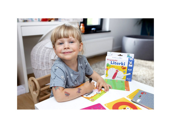 Captain Science Letters doodles cards + marker KS0769