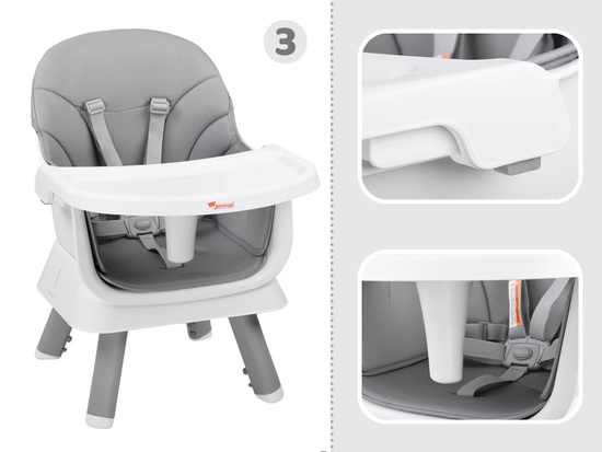 High chair, feeding chair Set 6in1 ZA4142