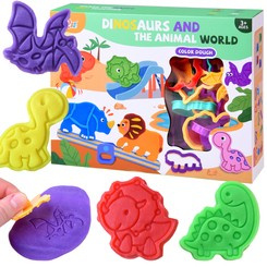A set of plastic mass dinosaur molds ZA4293
