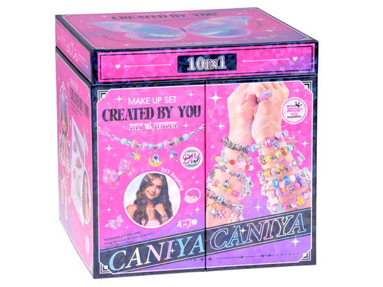 Foldable jewelry box beads DIY hair ornaments ZA5732