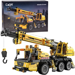 CaDA technical construction blocks 658 pieces CRANES movable elements ZA 5690