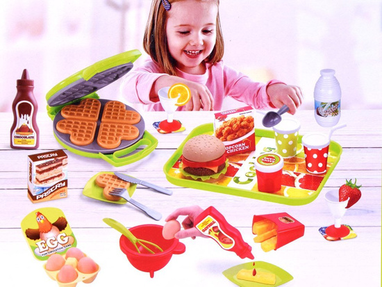 Waffle Kit + Art. food dishes ZA 2401