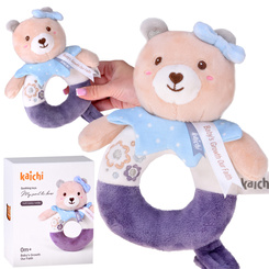The first plush rattle for babies 0+ teddy bear for newborn ZA5877