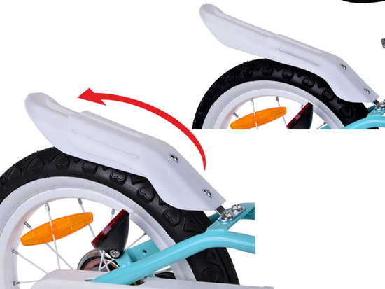 RoyalBaby Children's Bicycle 16" Little Swan, basket, side wheels RB16-18