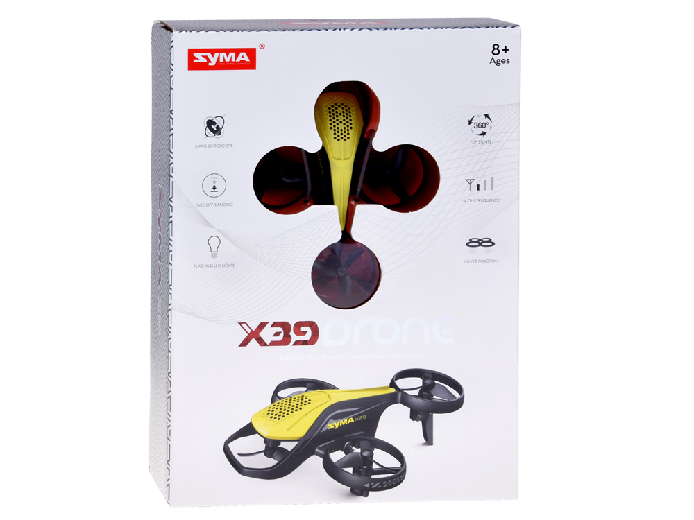 Mini Dron SYMA X39 czteroosiowy 2 prędkości akrobacje pilot 2,4GHz RC0715 pol_pl_Mini-Dron-SYMA-X39-czteroosiowy-2-predkosci-akrobacje-pilot-2-4GHz-RC0715-22348_1