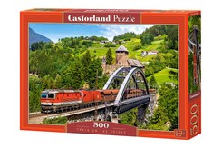 Puzzle 500 el. Train on the Bridge