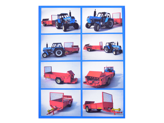 Collectible model kit TRAKTOR Zetor Crystal 8011 1:32 ZA5889