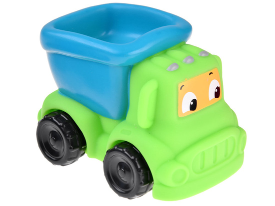 Zestaw miękkie autka budowlane 3szt traktor spychacz wywrotka 18M+ ZA4737B