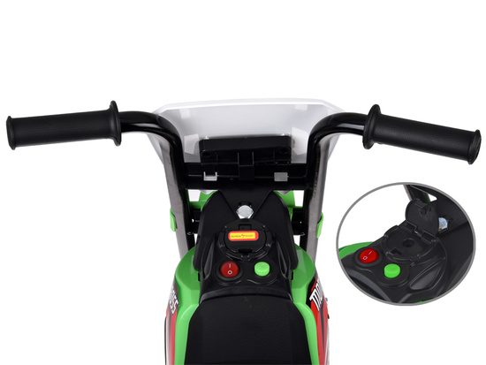 Electric battery-powered tricycle for children + music PA0334