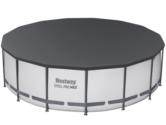 Bestway Basen  STELAŻOWY 457x122cm 10w1 pompa drabinka pokrywa 56438