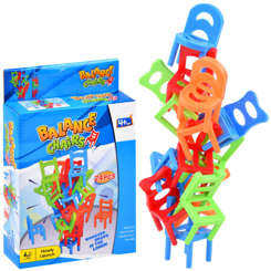 Colorful Falling Chairs Arcade Game x 24 pieces GR0500