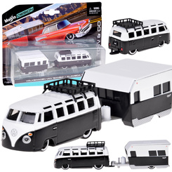 Maisto licensed car Volkswagen VAN Samba trailer 1:64 1:64 ZA5959
