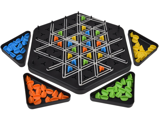 Chain Chess Strategy Game - Capture as many triangles as possible! GR0764