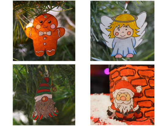 Christmas Baked items, creative fun, shrink foil maxi setZA6132