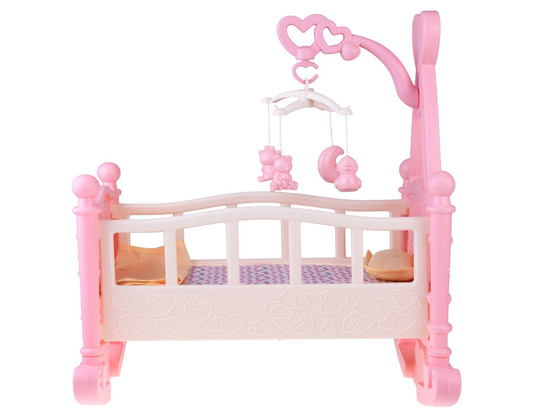 Large bed, doll cradle + carousel ZA4788