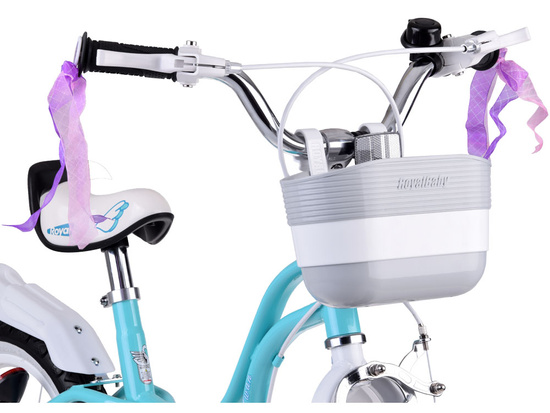RoyalBaby Children's Bicycle 16" Little Swan, basket, side wheels RB16-18