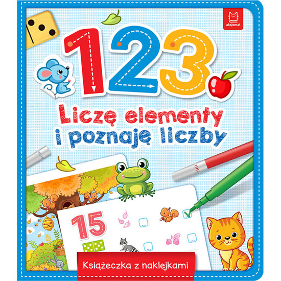 1,2,3 - Liczę elementy i poznaję liczby. naklejki