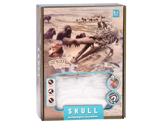 Archaeology Kit Dig Up Surprise Fossil Skulls ZA5754