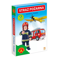 Alexander Karciana gra pamięciowa Karty Piotruś - Straż pożarna GR0807