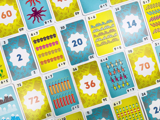 Captain Science EDUseries. Multiplication Table Card Game GR0817