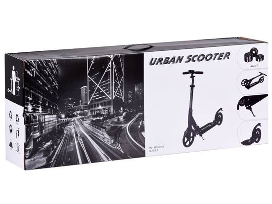 Large foldable city scooter with shock absorber and brakes up to 100kg SP0785