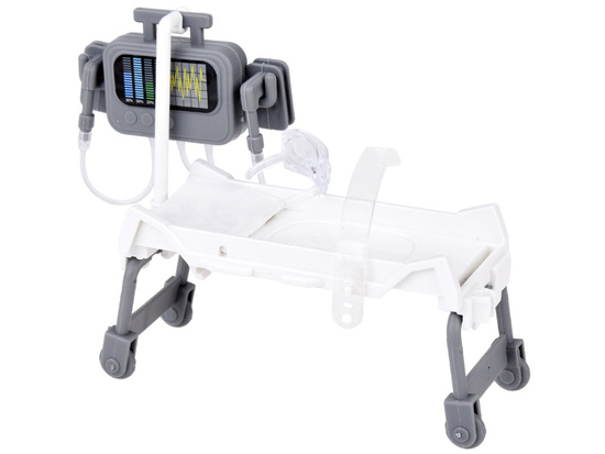 Interactive ambulance stretcher figures light sound ZA5456