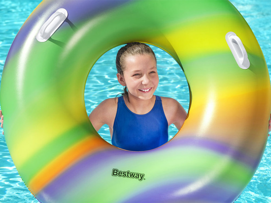 Bestweay Rainbow Swimming Circle 1.19m 36352