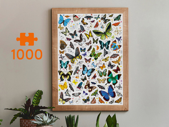 CzuCzu Puzzlove Butterflies 1000 pieces butterflies ZA5629