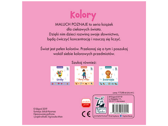 Captain Science Toddler Learns - Colors KS1207