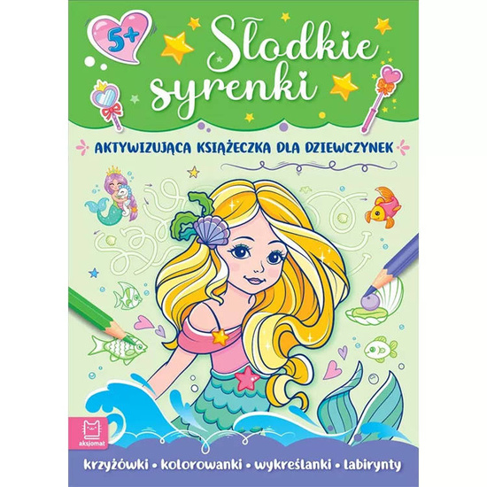 Aksjomat Słodkie syrenki Książeczka dla dziewczynek KS0757