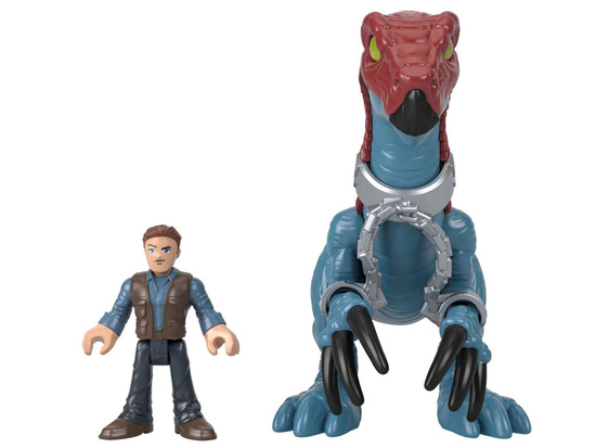 Jurassic World set Imaginext figurines Therizinosaurus + Owen ZA5096