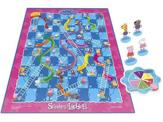 Board game Ladders and Snakes Peppa Pig GR0672