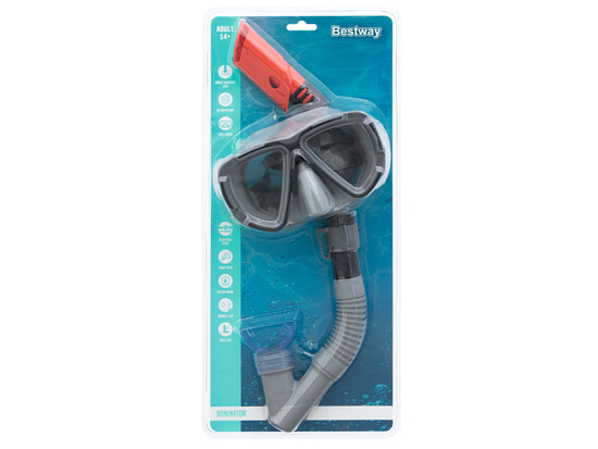 Bestway Mask with snorkel for swimming BLACK +14 24029