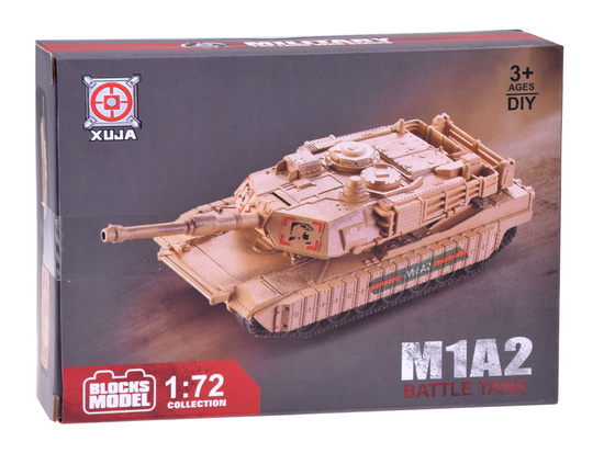 Klocki Abrams M1A2 Amerykański Czołg zbuduj Czołg 1:72 ZA5024