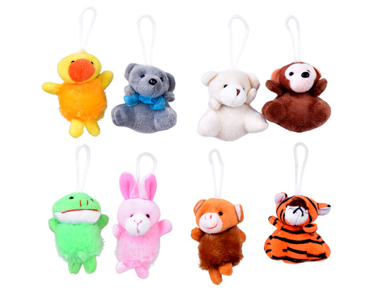 Christmas ADVENT CALENDAR - plush animals pendants ZA5857